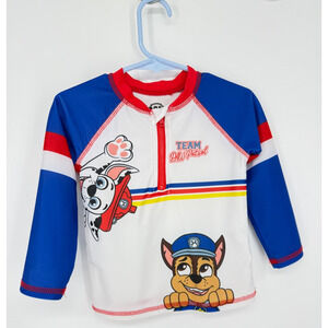 Nickelodeon PAW PATROL Toddler Sz 18M Boys Swim Top Rash Guard, 2843